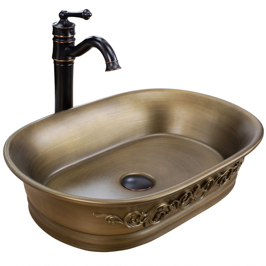 Lavabo Da Appoggio Rea Wilma Rustic
