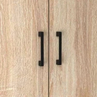 kleankin Mobile da Bagno Sopra il WC con Armadio a 2 Porte e Ripiano Aperto, Legno naturale