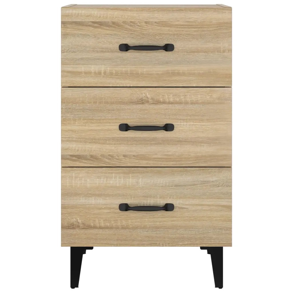 Comodino Rovere Sonoma 40x40x66 cm in Legno Multistrato cod mxl 31131