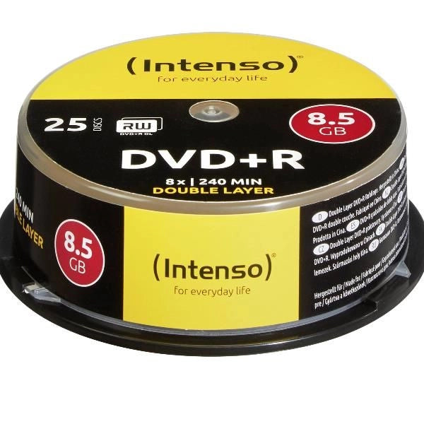 Dvd+r 8.5gb 8x spindle 25pz.dual l. - 4311144