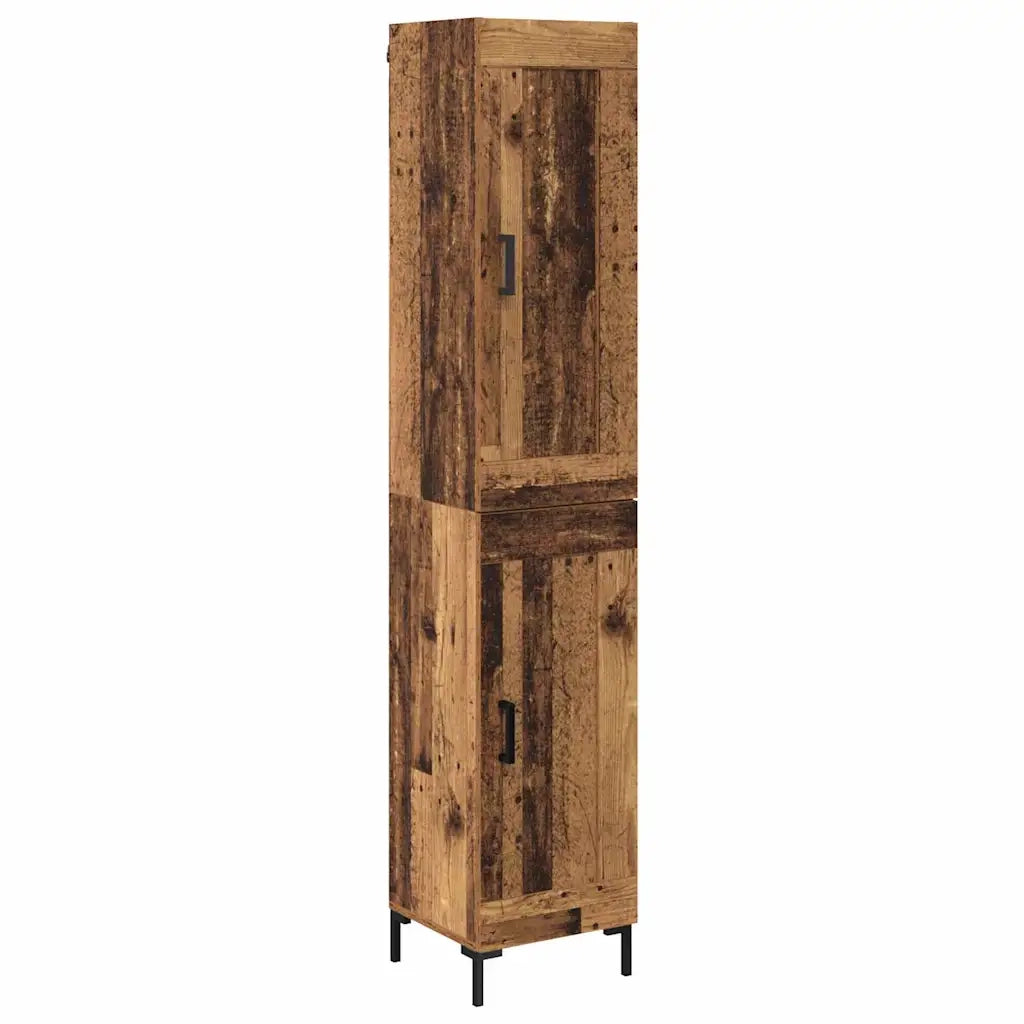 Credenza-Buffet-Armadio da cucina Legno vecchio 34,5 x 34 x 180 cm Legno multistrato 574017