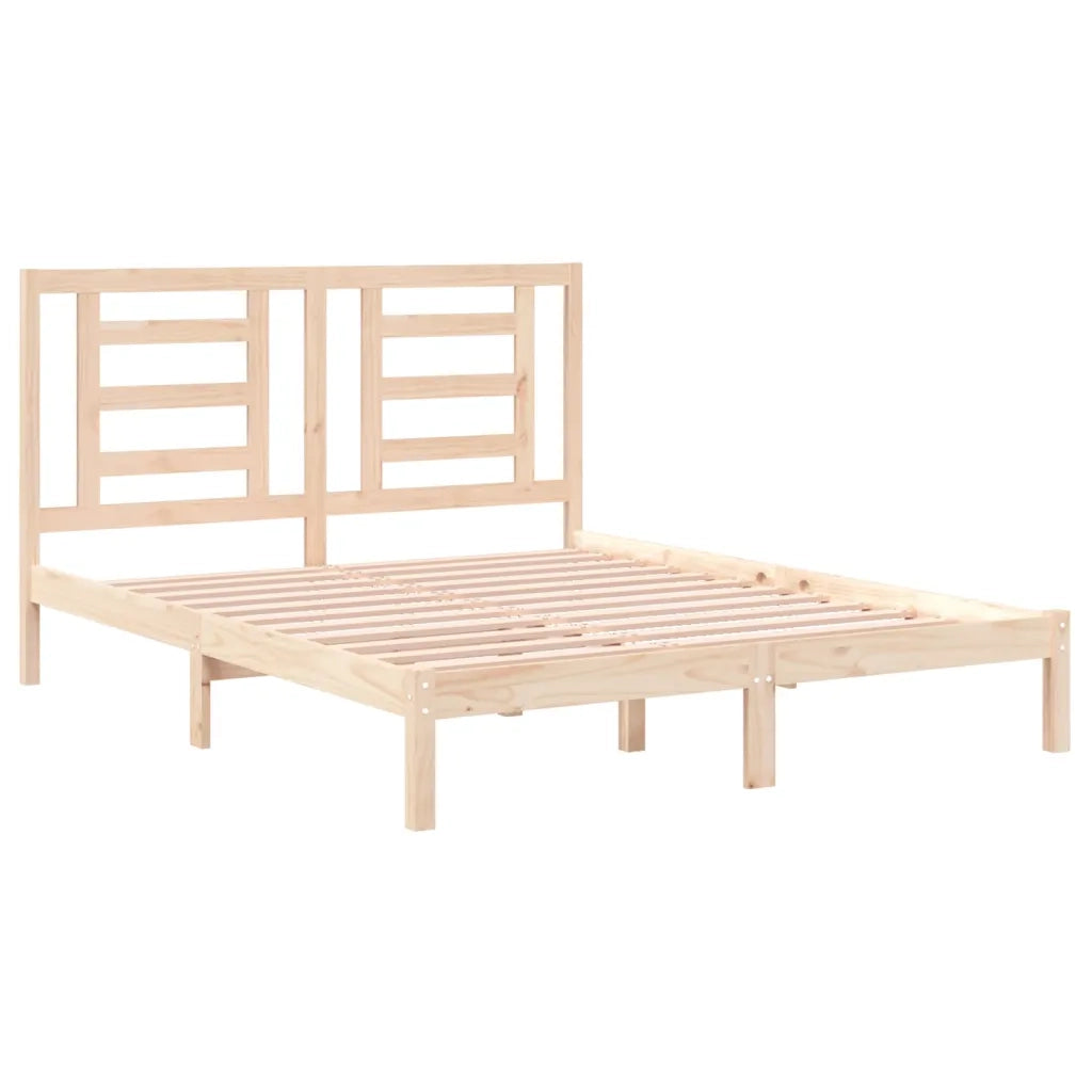 Giroletto senza Materasso 160x200 cm in Legno Massello di Pino 3104358