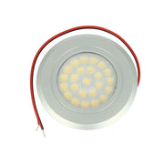 Mini Faretto Led Da Incasso Touch Dimmer Controllo Carcassa Argento Satinato 6000K DC12V DC24V 3W Foro 55mm
