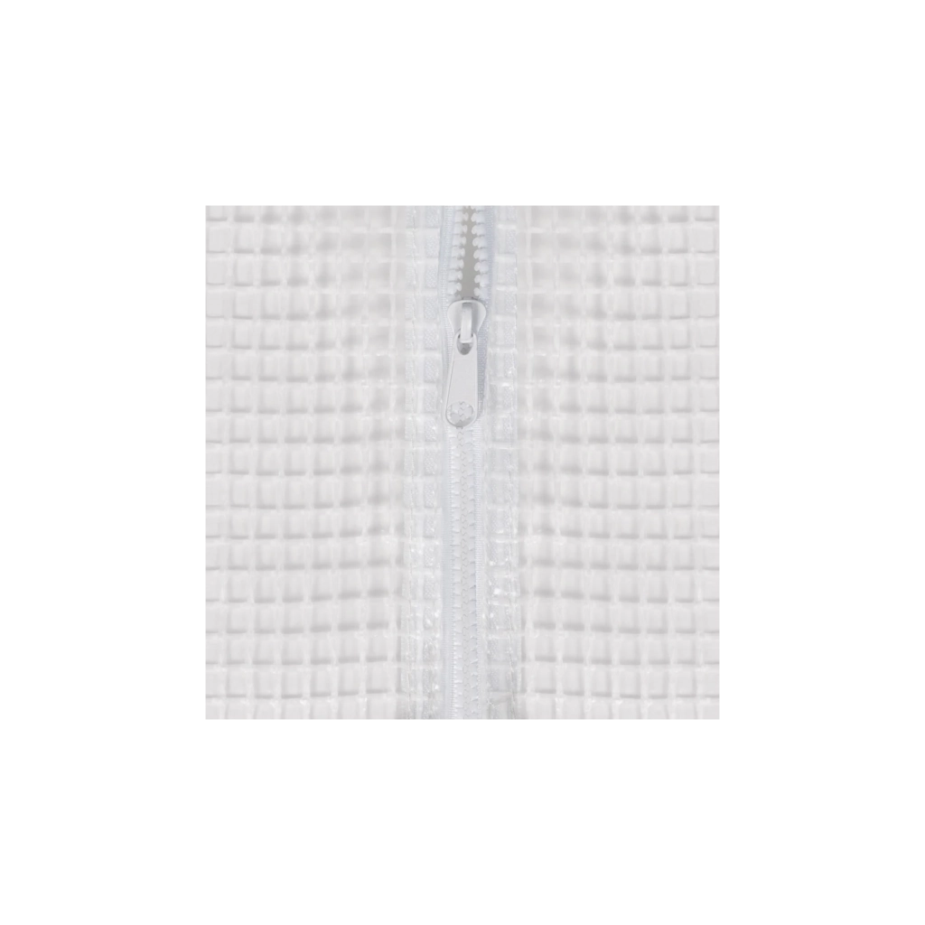 IDMarket - Serra tunnel di giardinario 6 m² bianco ZEBRA 2x3M