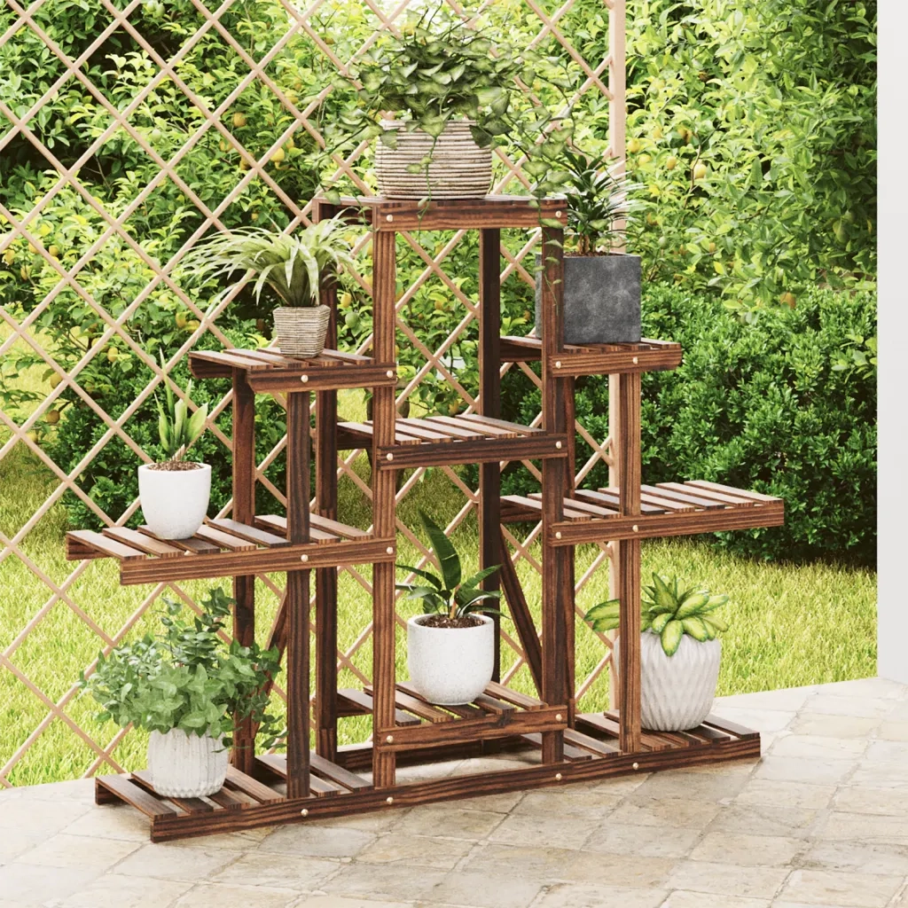Portafiori | Sostegno per piante 110x25x96 cm in Legno Massello di Abete