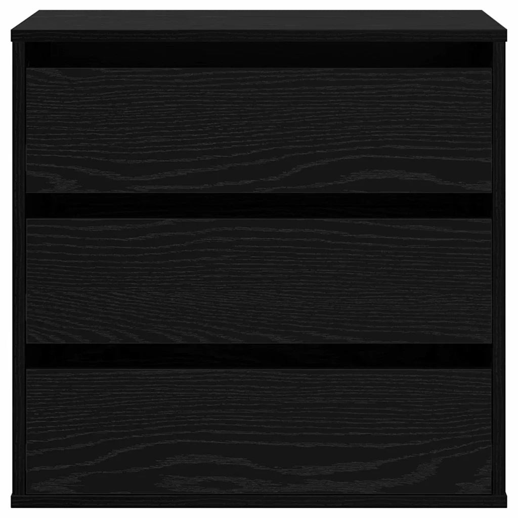 Mobile contenitore moderno con cassetti 60 x 41 x 58 cm in legno composito nero 02_0052155