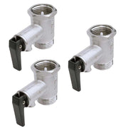 Valvola sicurezza scaldabagno 3 pezzi mf 3/4 con riduttore di pressione 8 atm