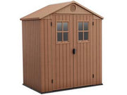1pz casetta da giardino darwin in evotech+ marrone - cm.190x122x221h cod:ferx.fer444651