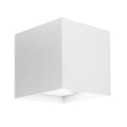 Applique led da parete a doppio fascio colore bianco mod. Marbella squared