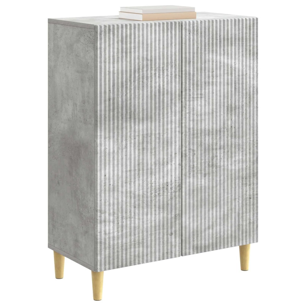 Credenza Grigio Cemento 66 x 34,5 x 90 cm Legno ingegnerizzato