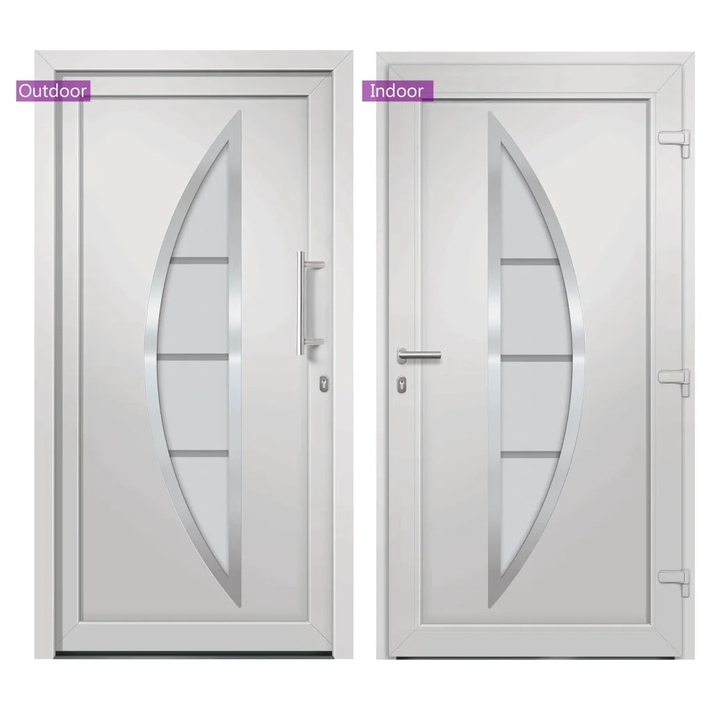 Porta di Ingresso Bianca 98x208 cm cod mxl 64812