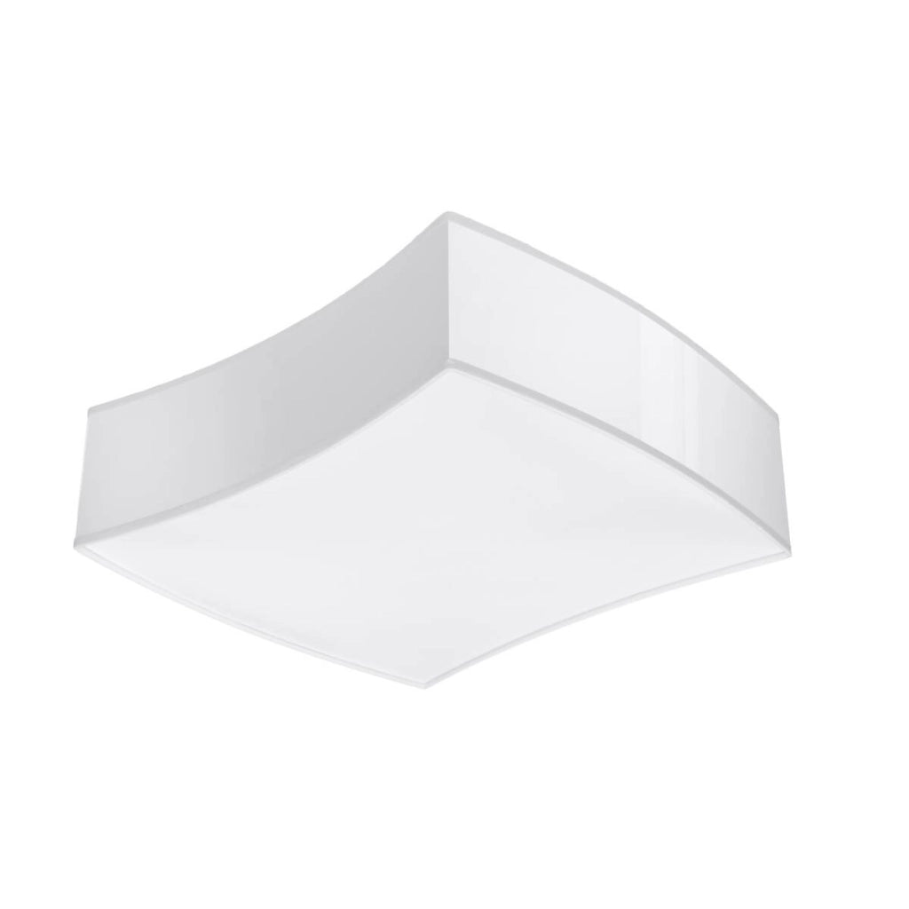 Plafoniera soffitto ANGULO irregolare 2xE27 bianca Pure Lume