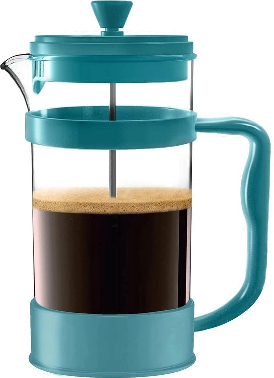 French Press Koffiezetapparaat Portatile - Caraffa Caffè in Vetro Resistente al Calore 1000 ml