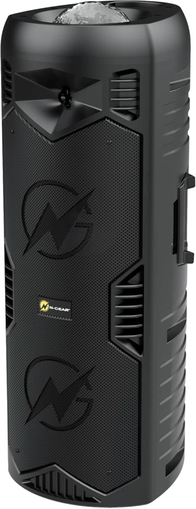 N-Gear LGP-5150 Black altoparlante Bluetooth portatile per party 200 W, sensibilità 87 dB, batteria 7,4 V / 3000 mAh, stereo TWS, luci LED, connessioni USB microSD AUX
