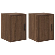 Pensili per Garage 2 pz Rovere Marrone in Legno Multistrato CFW5912275