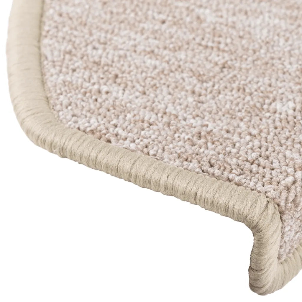 Tappetini per scale 15 pz 65x24x4 cm tortora semicircolari grandi 133890