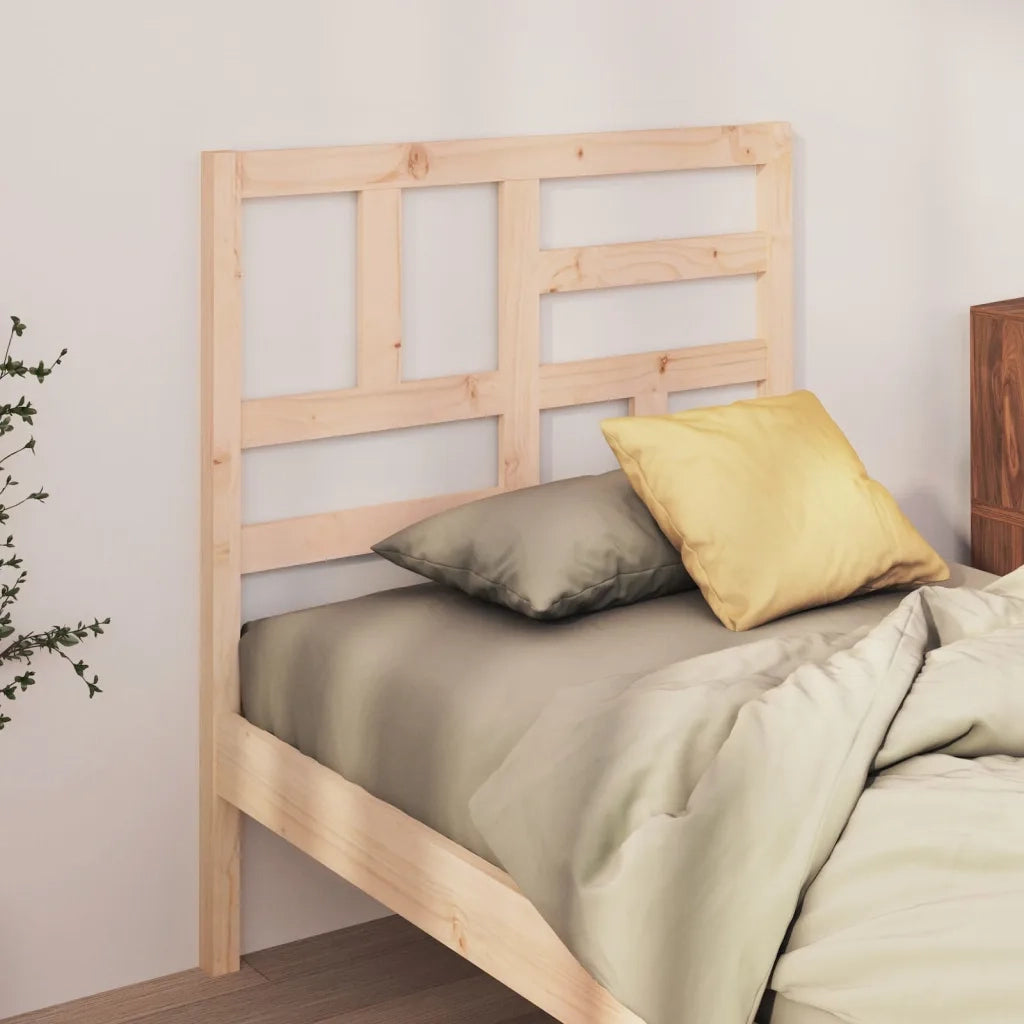 Testiera per Letto 81x4x104 cm in Legno Massello di Pino 818165