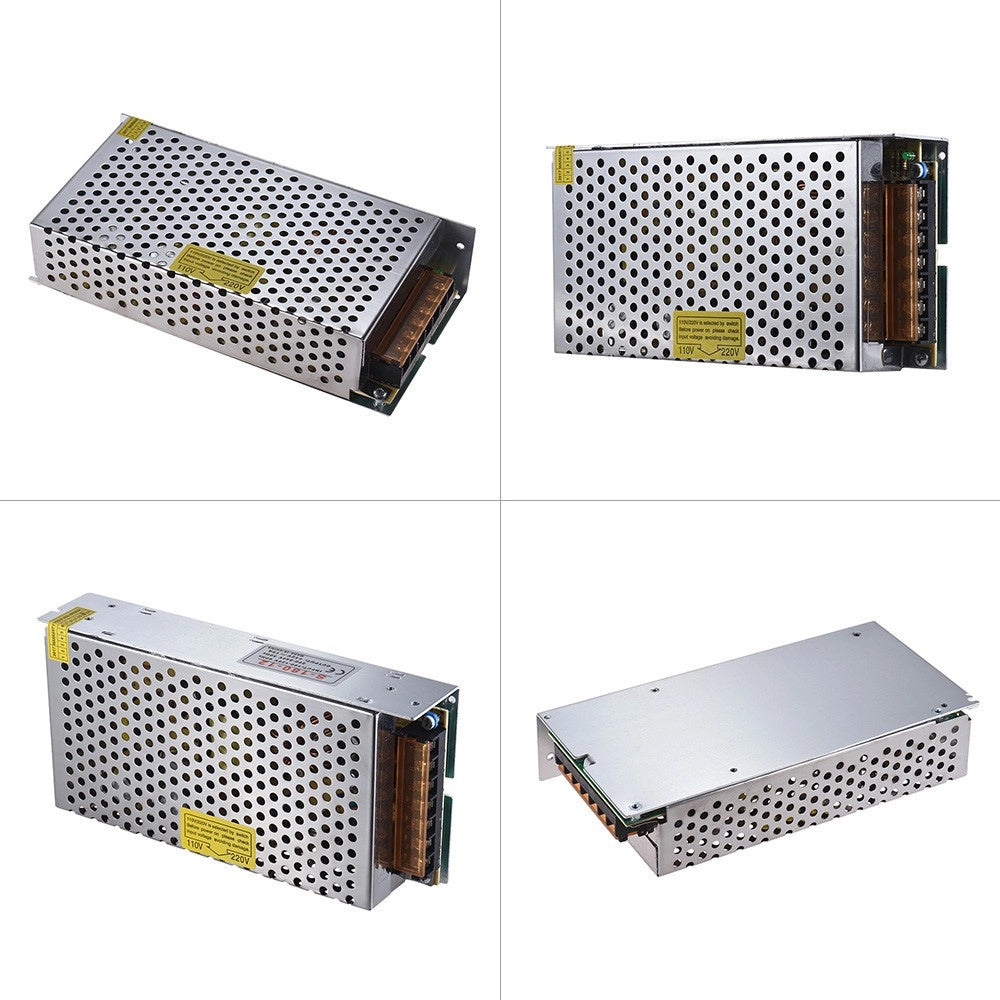 Trade Shop - Alimentatore 15a 12v Striscia Led Trasformatore 15 Ampere Stabilizzato 220v 180w -