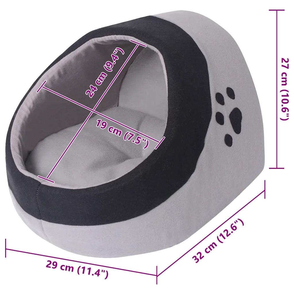 Cuccia per Gatti Grigio e Nero M 131368