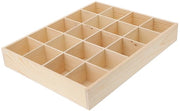 Organizzatore di archiviazione per abbigliamento - risparmia spazio - 20 cassette - legno