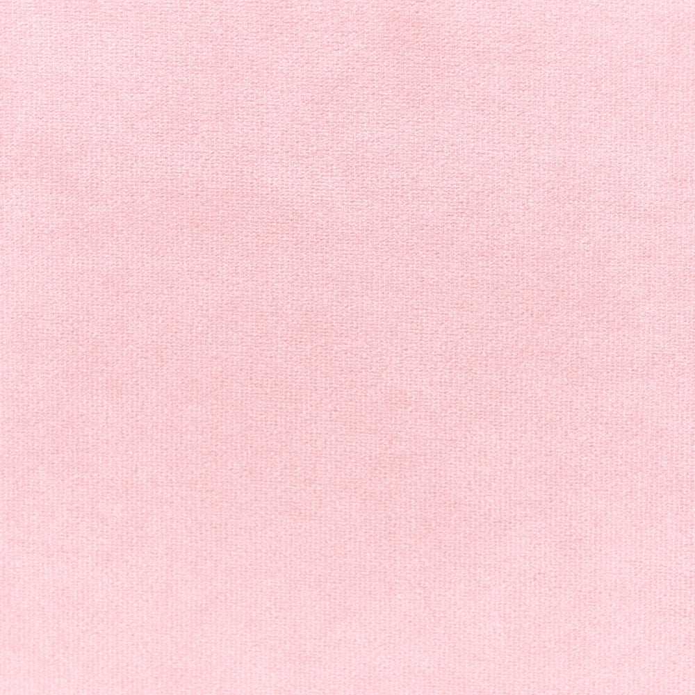 Divano per bambini rivestito in velluto senza braccioli rosa per bambini piccoli stile moderno