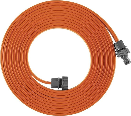 Spremini per piccoli giardini di fiori - zone di spremitura amiche del verde (995-20) con connettori GARDENA - regolazione individuale 75 metri - arancione