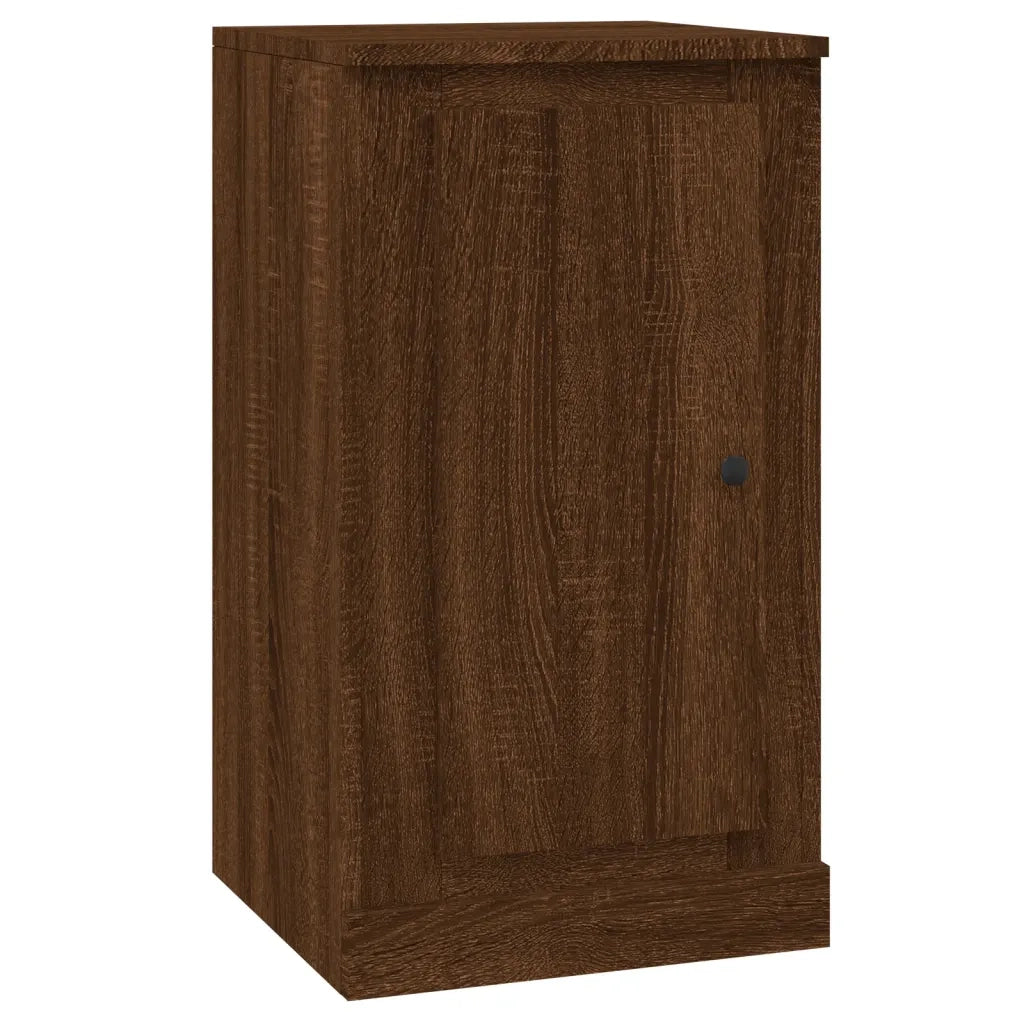 Credenze 2pz Rovere Marrone 37,5x35,5x67,5 cm Legno Multistrato