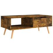 Tavolino salotto | Tavolino da caff¨¨ | Tavolino da Soggiorno Rovere Fumo 100x49,5x43 cm Legno Multistrato