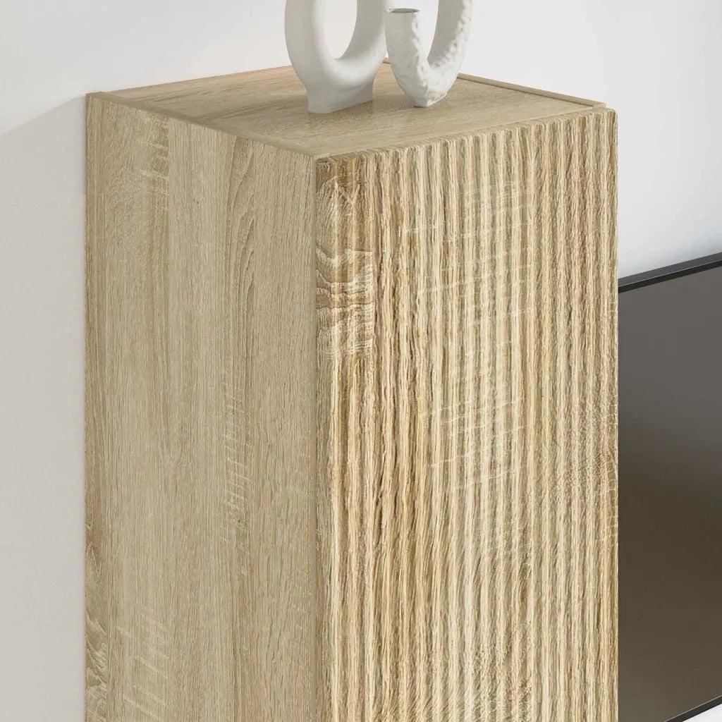 Mobile TV da parete Sonoma 30 x 31 x 80 cm Legno multistrato 892293