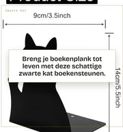 Sostegno per Libri in Metallo - Antiscivolo - Organizzatore per Libri - Decorazione per Casa - 13,5 cm di Altezza