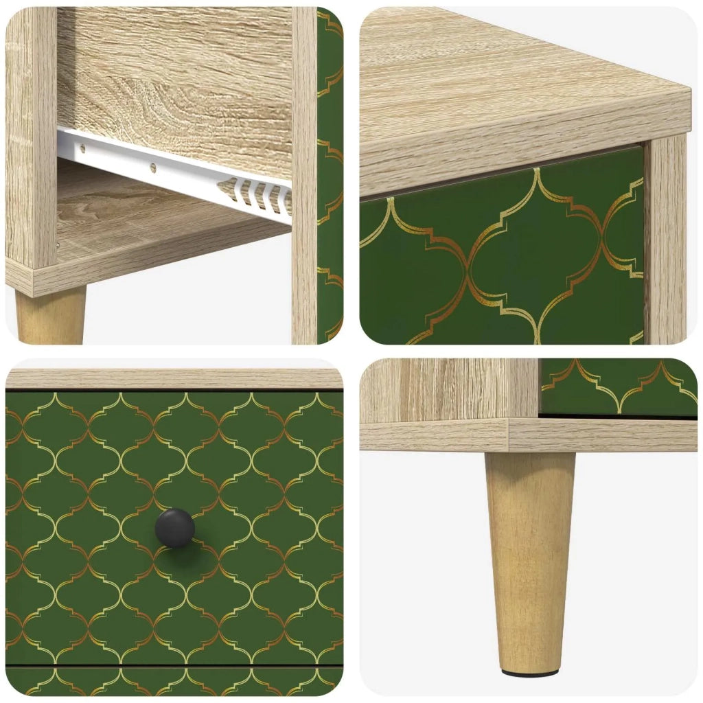 Armadio da Notte GELEEN Rovere Sonoma 36 x 33 x 60 cm 8007273
