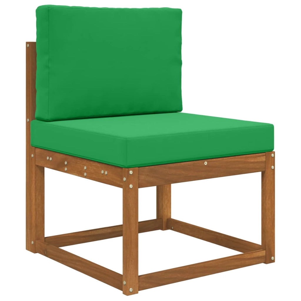 Cuscino per divano da esterno 2 pcs Verde Poliestere