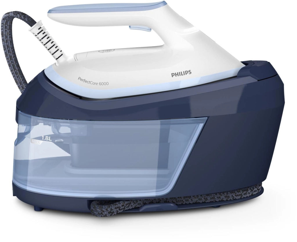 Philips PSG6026-20 PerfectCare Serie 6000 Ferro da Stiro con Caldaia 2400 W 6,5 bar 130 g-min 1,8 L colore Bianco