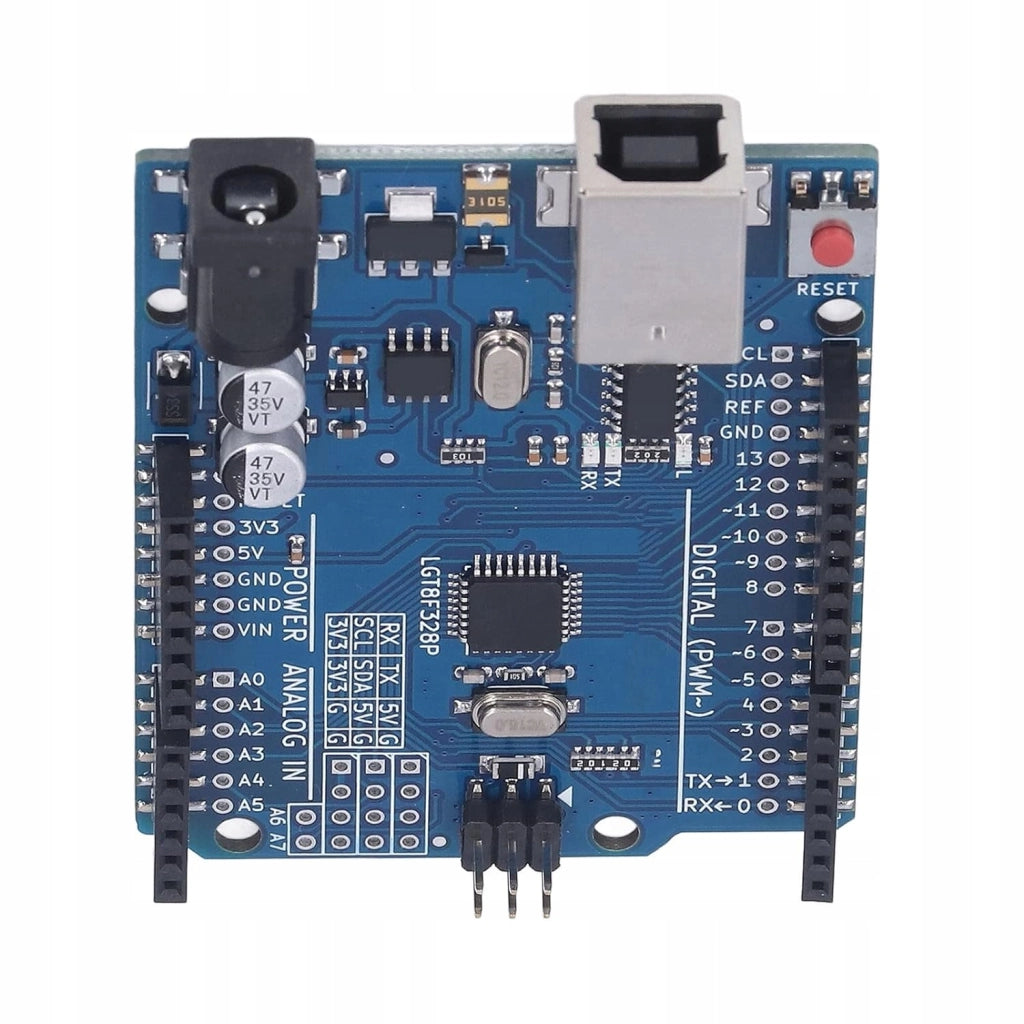 Modulo ACS A1 ATMEGA328 AVR per Arduino UNO R3 – Alta Qualità, Compatibile con Arduino | 7-12V, 5V, 32kB Flash