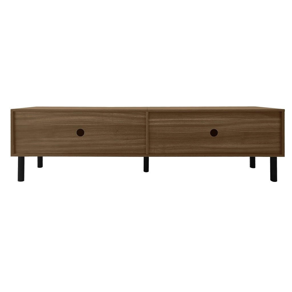 Mobile TV 170x38x47.7 cm; 4 ante con apertura touch; truciolare nero
