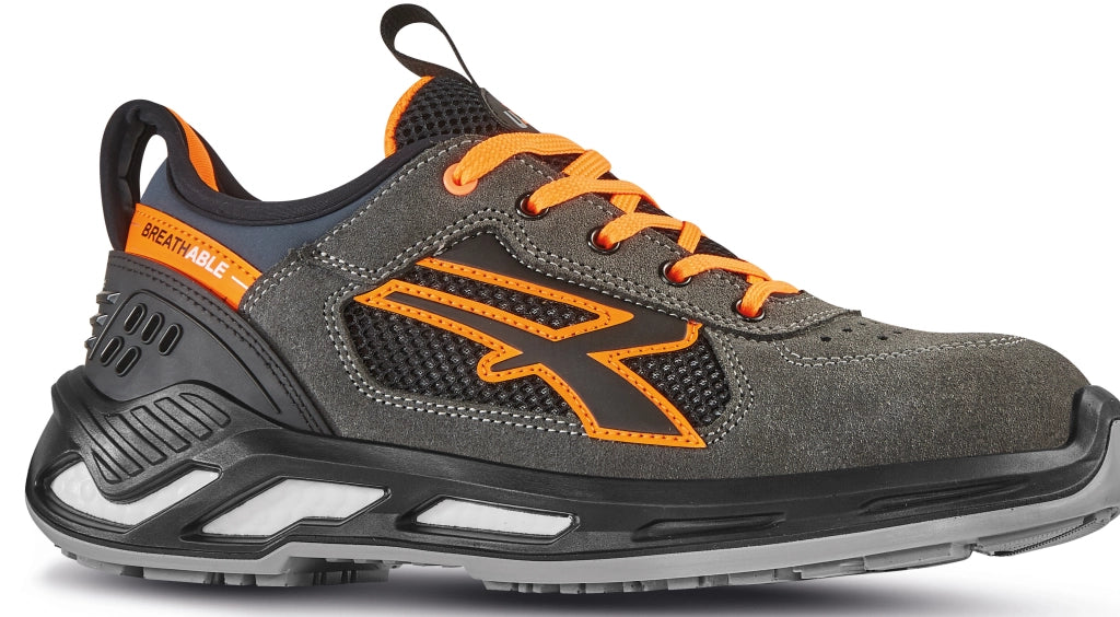 U-Power SCARPE ANTINFORTUNISTICA BASSE S1P SRC ESD RYDER Col. Antracite Mis. 41