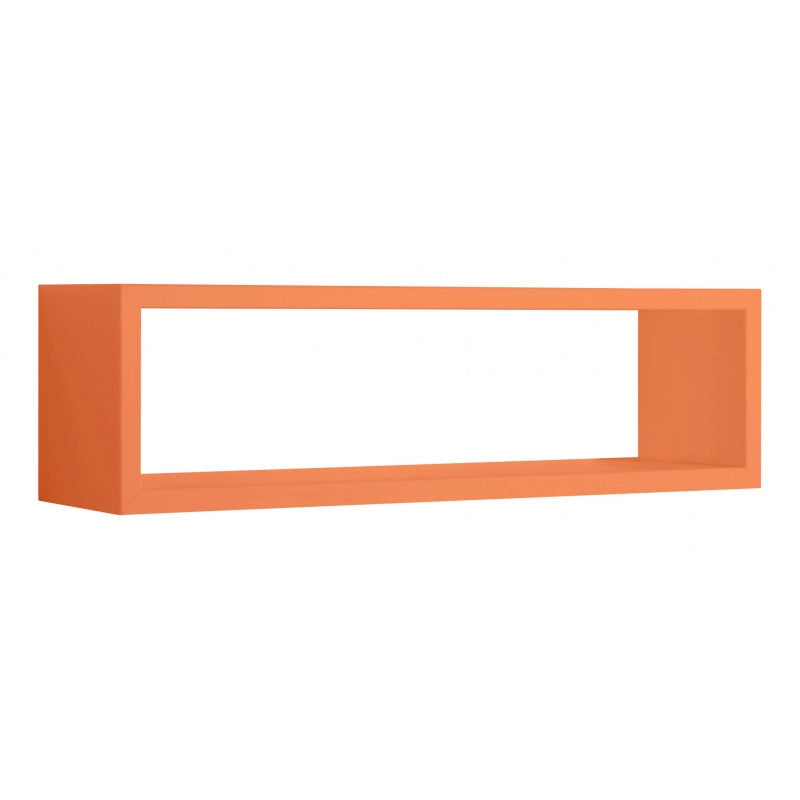 Mensola da Muro, Pensile Bagno, Mensola da Parete, Scaffale da Parete, Arancione, 60x17 p15,5 cm - Regolo