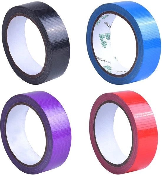 Nastro adesivo impermeabile - Nastro di riparazione robusto - 4 rotoli - Nastro adesivo tessuto 30mm x 15m