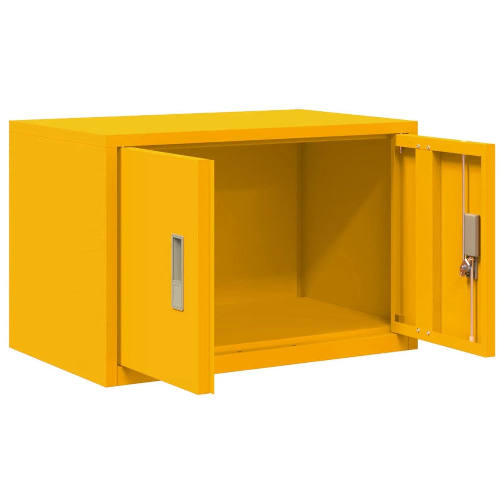 Armadio Giallo senape 60 x 40 x 40 cm Acciaio