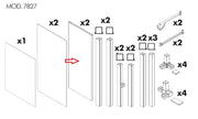 ZZ-SPORTELLO DX-SX X KIT COPRILAVATRICE- 1,0 pz