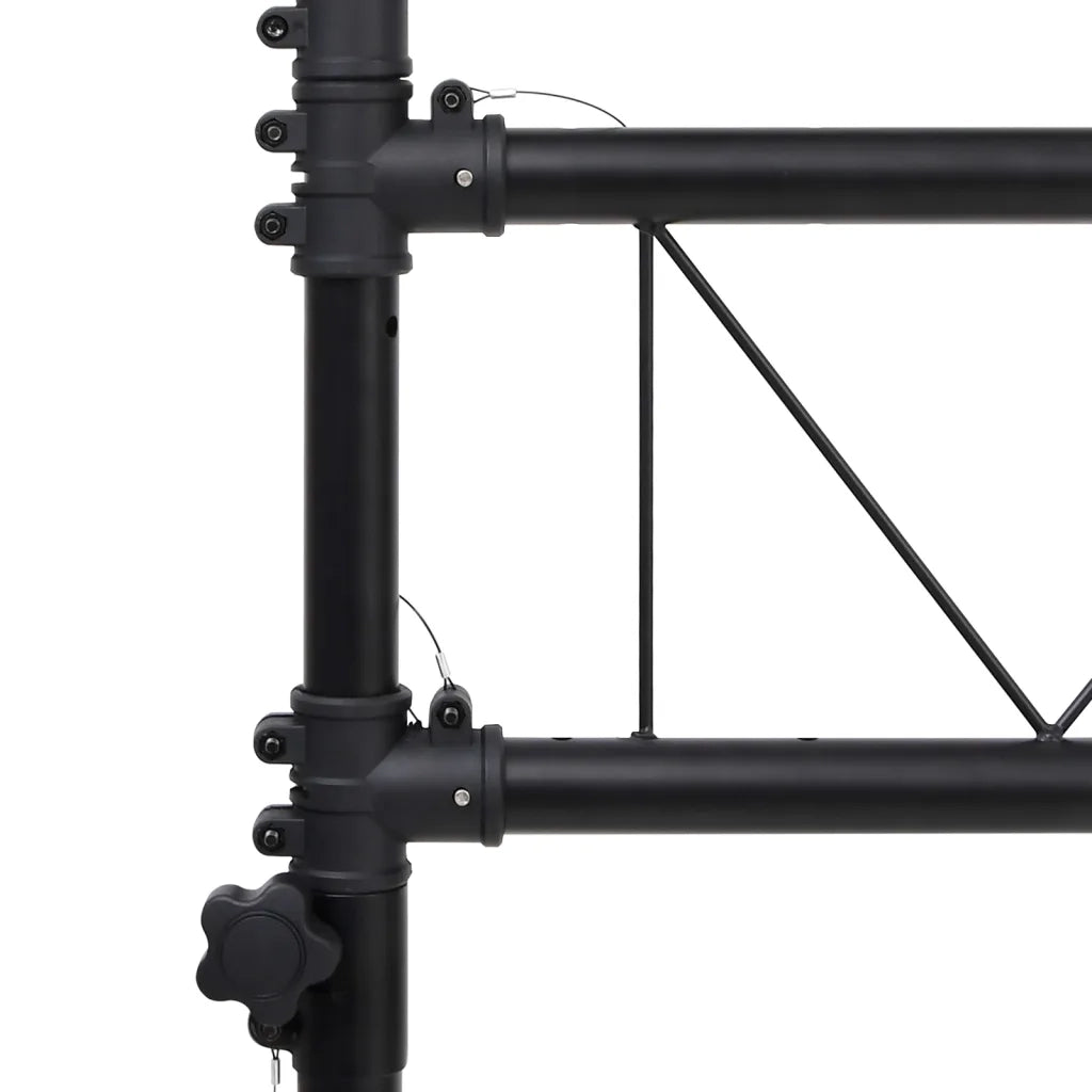 Stativo per Luci Nero 338x115x(180-300) cm Acciaio cod mxl 64515