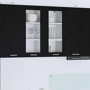 Armadio pensile Rovere Nero 80 x 31 x 80 cm Legno multistrato