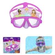 Trade Shop - Maschera Disney Principesse Per Bambini Regolabili Nuoto Piscina Mare Estate -