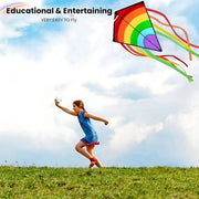 Voliatore Colorato per Bambini, Giochi all'Aperto con Veli Colorati, Adatto per Ragazzi e Ragazze Dall'Età di 3 Anni+, Dimensioni 64 x 158 cm.