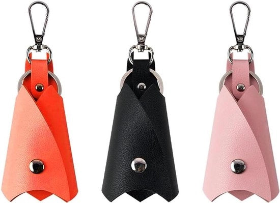 Set di Chiavi con Tasca in Pelle di Vampiro - Ripiegabile e Carino con Grande Capacità