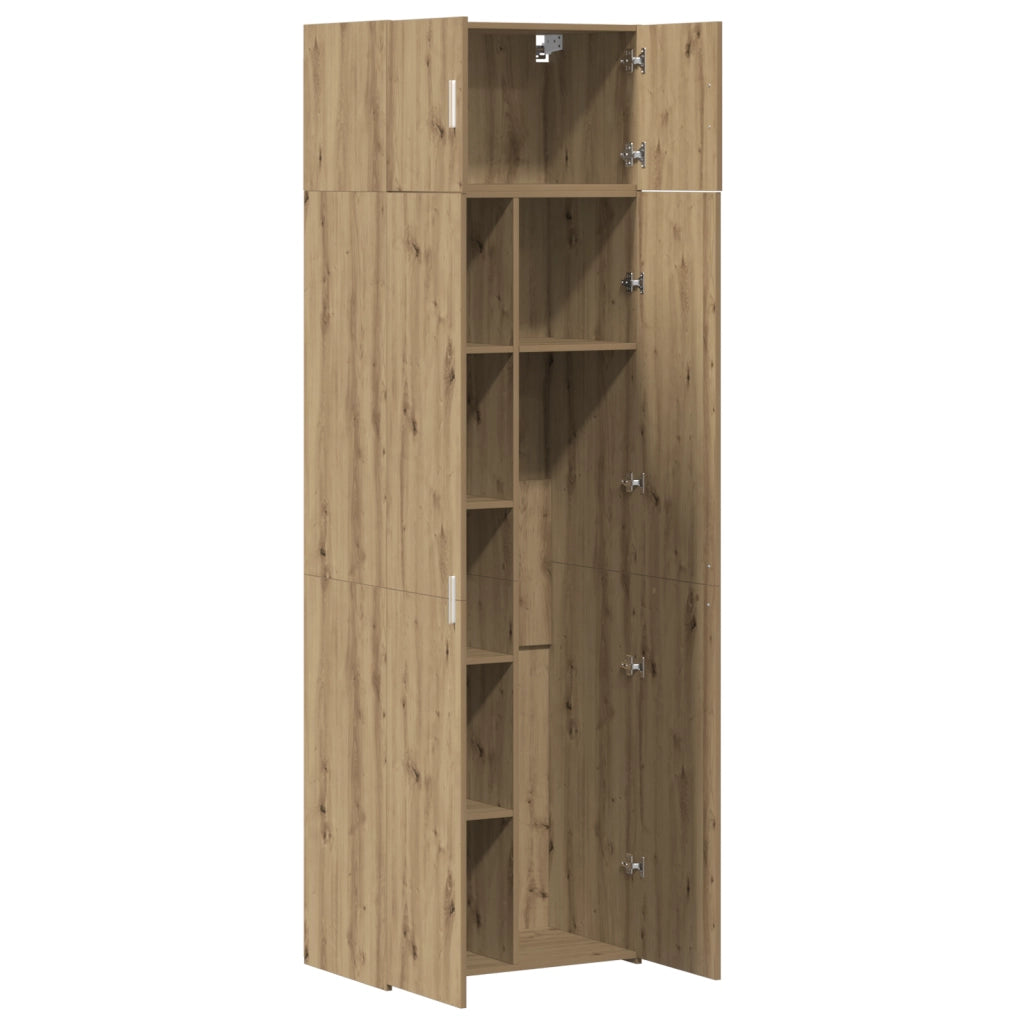 Credenza  Rovere Artigianale 70x42.5x225 cm Legno ingegnerizzato