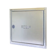 SPORTELLO IN LAMIERA ZINCATA PER CONTATORE ACQUA - DIM: (LXHXP): 40X30X2 CM  - CIE