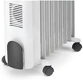 Olimpia Splendid 99617 Caldorad 9TT Radiatore ad Olio 2000W 9 elementi Timer 24h Funzione ECO per ambienti fino a 75 m³ colore Bianco