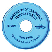NASTRO TEFLON 'PROFESSIONALE' 1/2 x 15 mt. x 0,2 mm- 6 pezzi  - VIKY