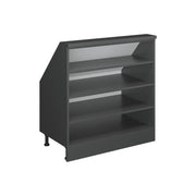 Mobile sottotetto Rion Antracite/Antracite 80 x 83.8 cm con 4 scomparti Vicco